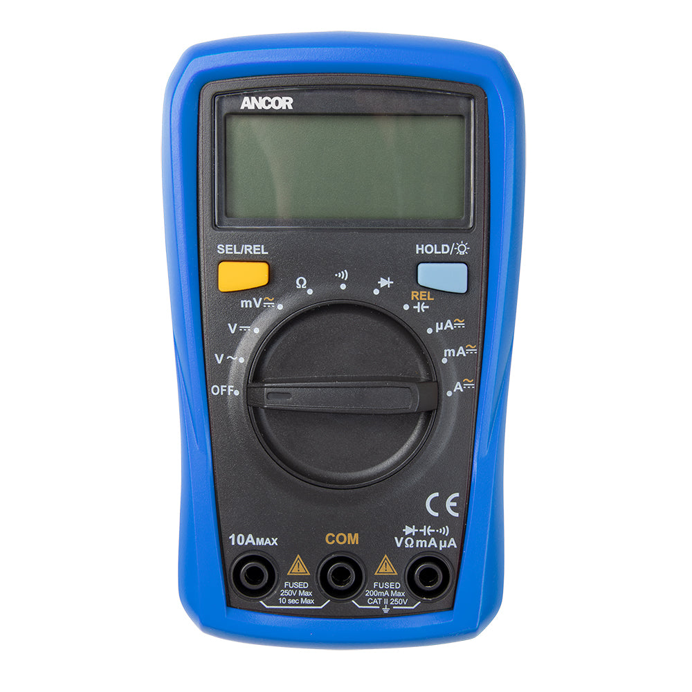 Ancor 8 Function Digital Multimeter [703072] - Premium Tools from Ancor - Just $38.99! 