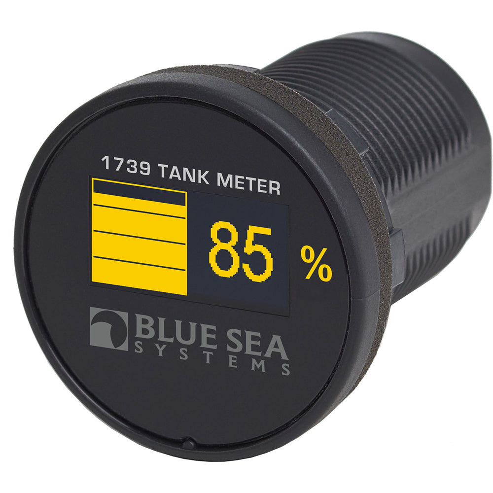 Blue Sea 1739 Mini OLED Tank Meter - Yellow [1739] - Premium Meters & Monitoring from Blue Sea Systems - Just $49.99! 