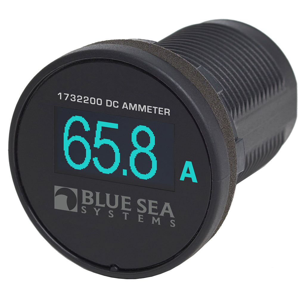 Blue Sea 1732200 Mini OLED Ammeter - Blue [1732200] - Premium Meters & Monitoring from Blue Sea Systems - Just $81.99! 