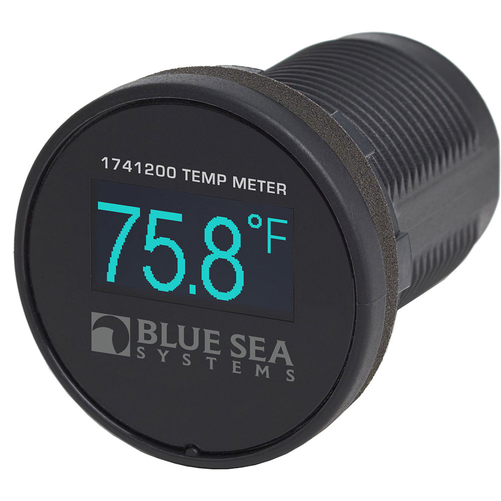 Blue Sea 1741200 Mini OLED Temperature Monitor - Blue [1741200] - Premium Meters & Monitoring from Blue Sea Systems - Just $62.99! 