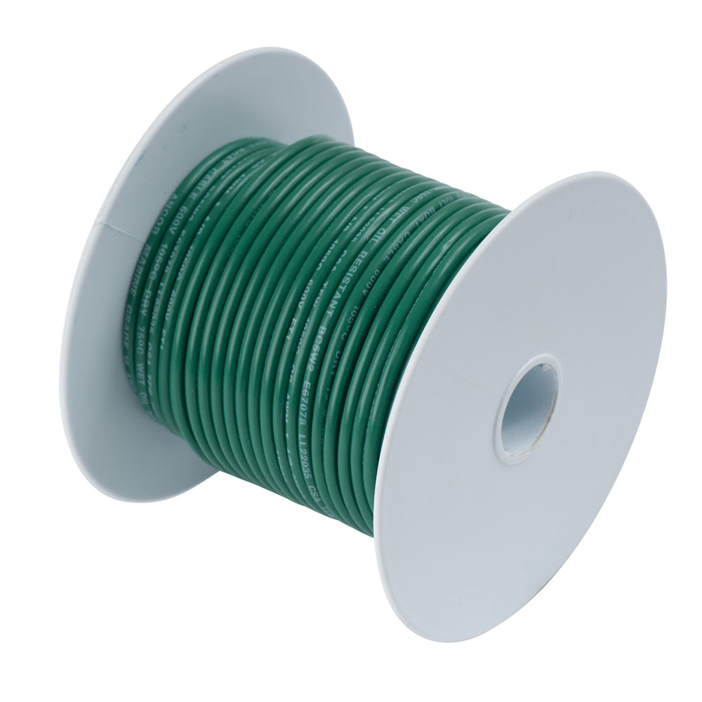 Ancor Tinned Copper Wire - 6 AWG - Green - 25 [112302] - Premium Wire from Ancor - Just $34.99! 