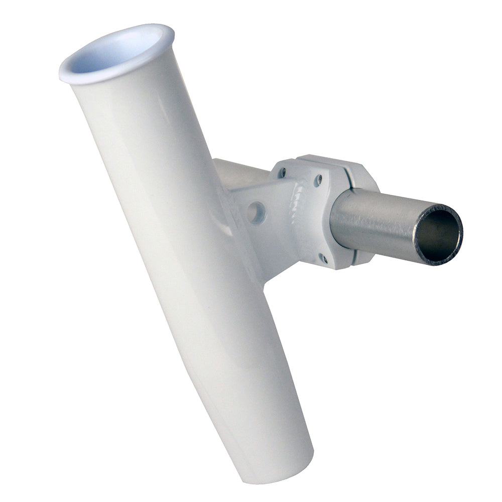 C. E. Smith Aluminum Horizontal Clamp-On Rod Holder 1-5/16" OD White - Powdercoat w/Sleeve [53711] - Premium Rod Holders from C.E. Smith - Just $119.99! 