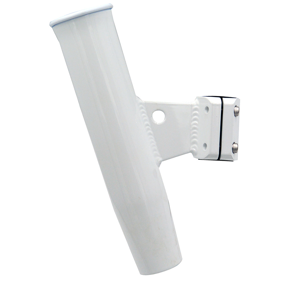 C.E. Smith Aluminum Vertical Clamp-On Rod Holder 1-5/16" OD White Powdercoat w/Sleeve [53716] - Premium Rod Holders from C.E. Smith - Just $119.99! 