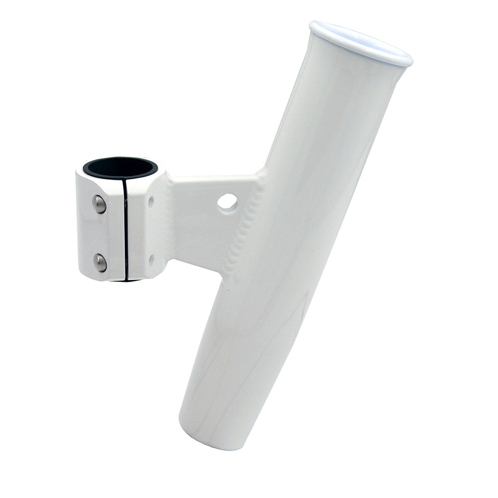 C.E. Smith Aluminum Vertical Clamp-On Rod Holder 1-2/3" OD White Powdercoat w/Sleeve [53726] - Premium Rod Holders from C.E. Smith - Just $119.99! 