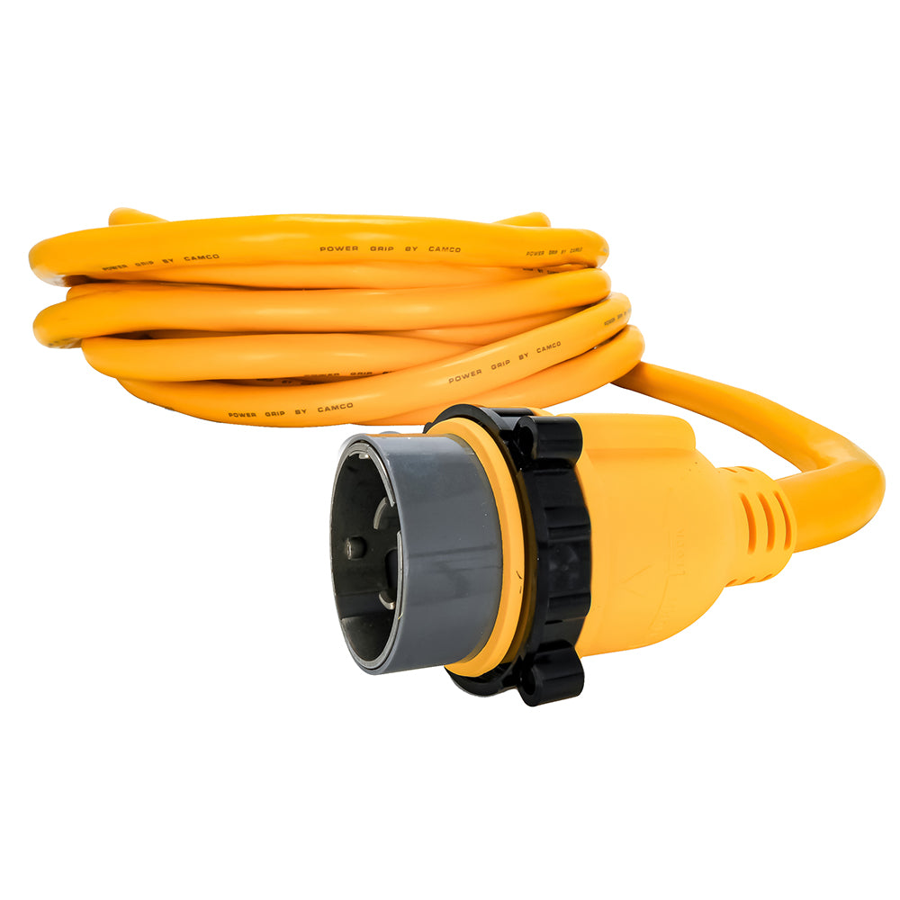 Camco 50 Amp Power Grip Marine Extension Cord - 50 M-Locking/F-Locking Adapter [55623] - Premium Shore Power from Camco - Just $682.99! 