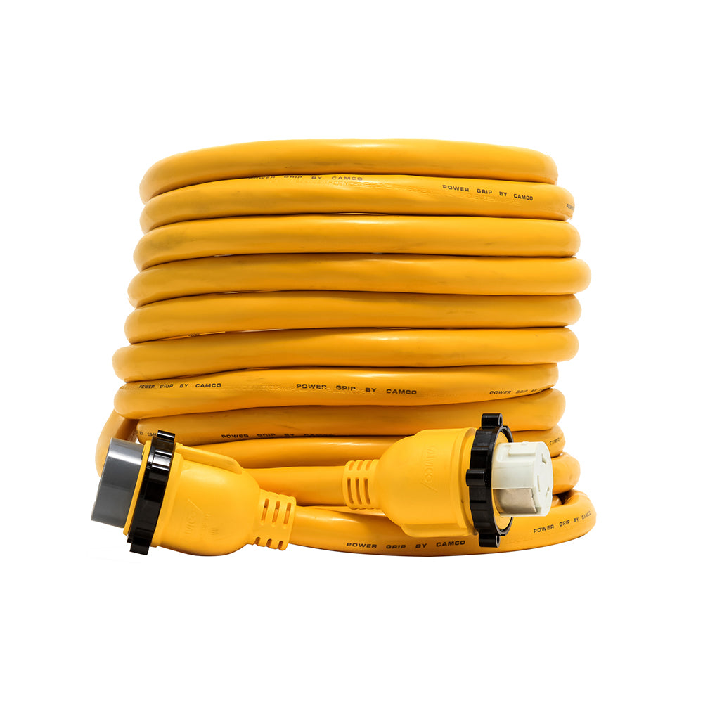 Camco 50 Amp Power Grip Marine Extension Cord - 50 M-Locking/F-Locking Adapter [55623] - Premium Shore Power from Camco - Just $682.99! 