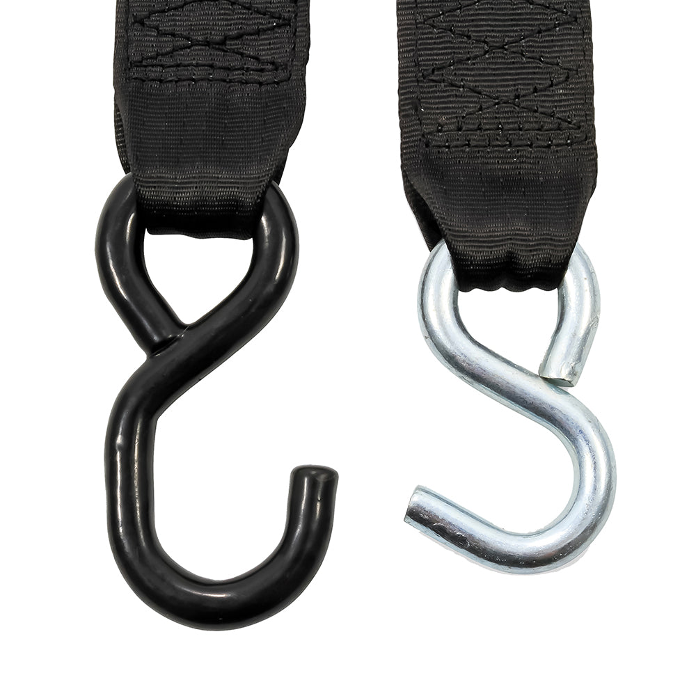 Camco Retractable Tie Down Straps - 2" Width 6 Dual Hooks [50031] - Premium Accessories from Camco - Just $43.99! 