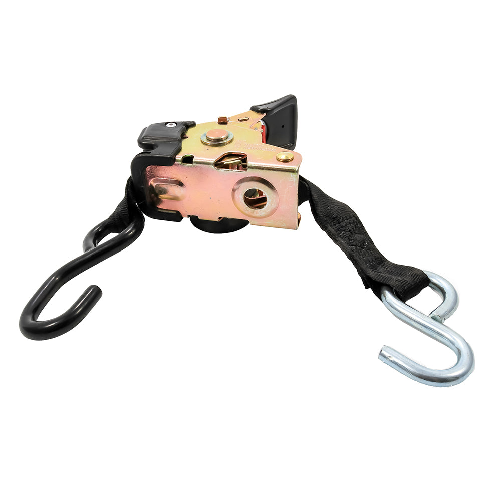 Camco Retractable Tie-Down Straps - 1" Width 6 Dual Hooks [50033] - Premium Accessories from Camco - Just $23.99! 