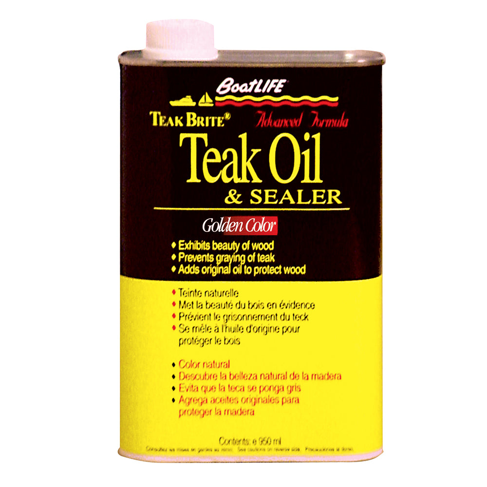 BoatLIFE Teak Brite Advanced Formula Teak Oil - 32oz [1188] - Premium Cleaning from BoatLIFE - Just $36.99! 