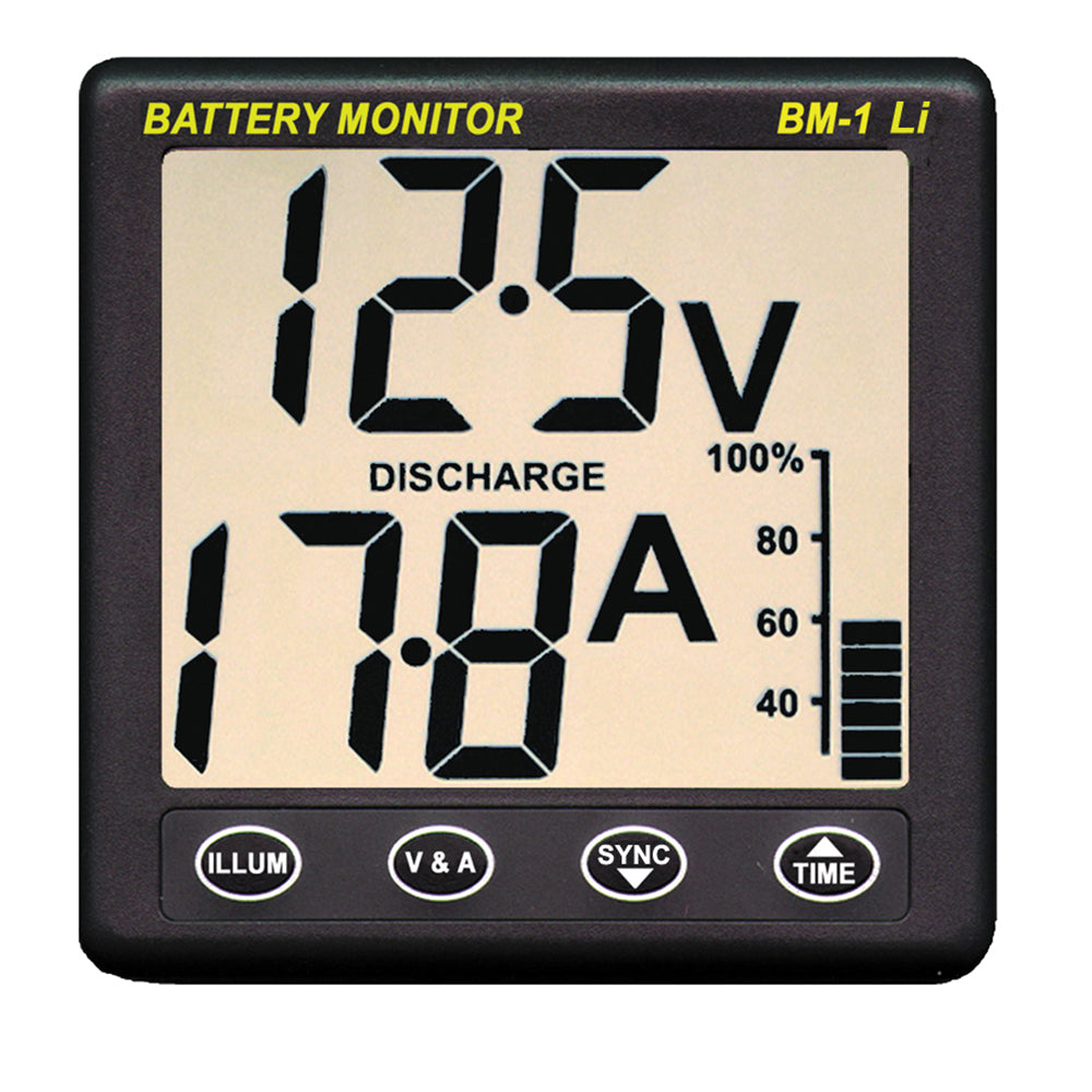 Clipper BM-1 LI Battery Monitor f/12V Lithium [BM-1 LI] - Premium Meters & Monitoring from Clipper - Just $175.99! 