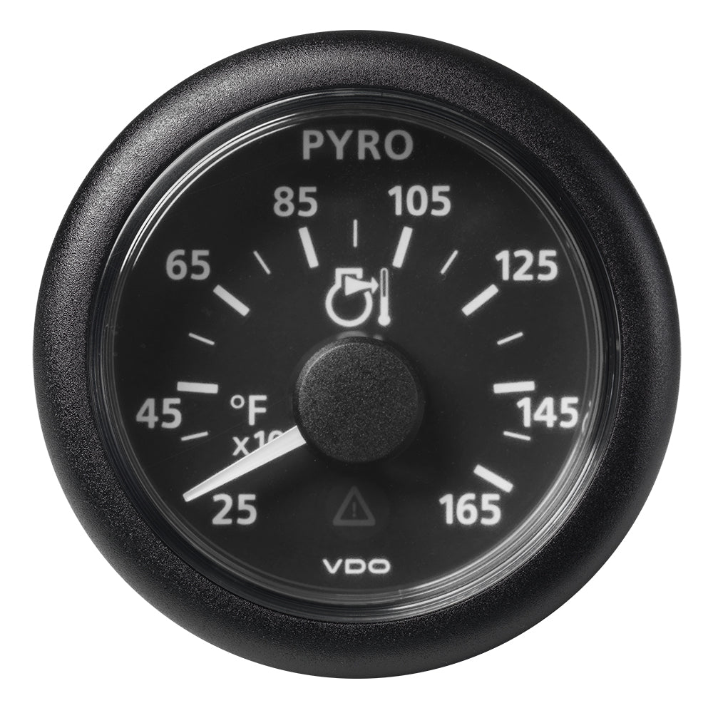 Veratron 52 MM (2-1/16") ViewLine Pyrometer - 250 to 1650F - Black Dial  Bezel [A2C59512334] - Premium Gauges from Veratron - Just $54.89! 