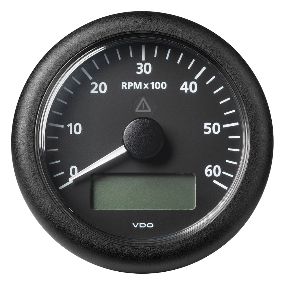 Veratron 3-3/8" (85MM) ViewLine Tachometer w/Multi-Function Display - 0 to 6000 RPM - Black Dial  Bezel [A2C59512393] - Premium Gauges from Veratron - Just $152.99! 