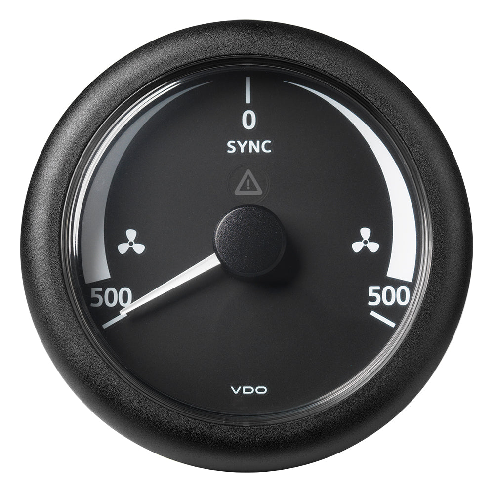 Veratron 3-3/8" (85MM) ViewLine Synchronizer -500/+500 RPM - 8 to 32V - Black Dial  Bezel [A2C59512402] - Premium Gauges from Veratron - Just $89.99! 