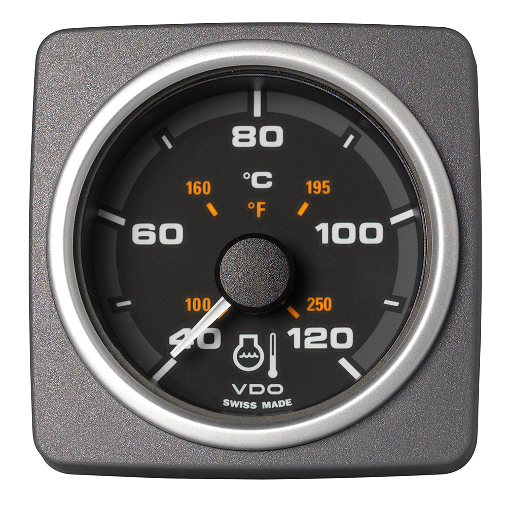 Veratron 52 MM (2-1/16") AcquaLink Coolant Temp Gauge 40 to120C - Black Dial  Bezel [A2C59501931] - Premium Gauges from Veratron - Just $42.99! 