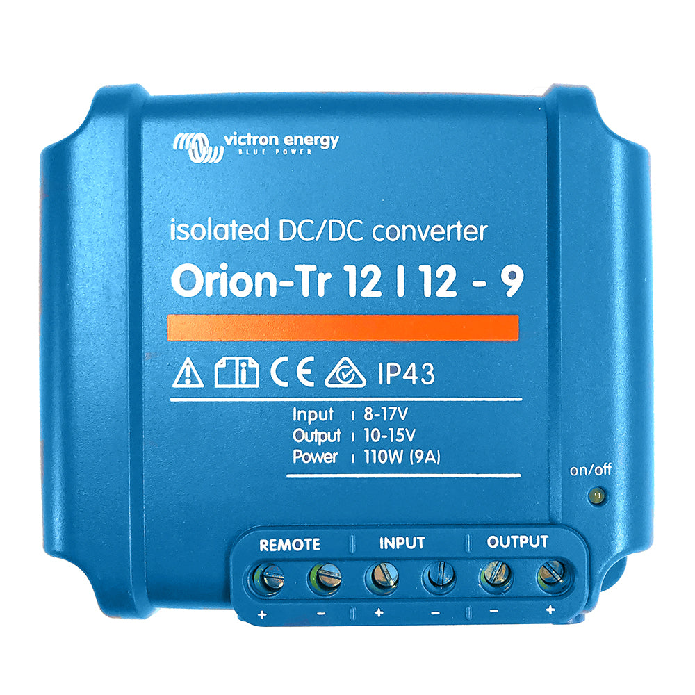 Victron Orion-TR DC-DC Converter - 12 VDC to 12 VDC - 9AMP Isolated [ORI121210110R] - Premium DC to DC Converters from Victron Energy - Just $63.75! 