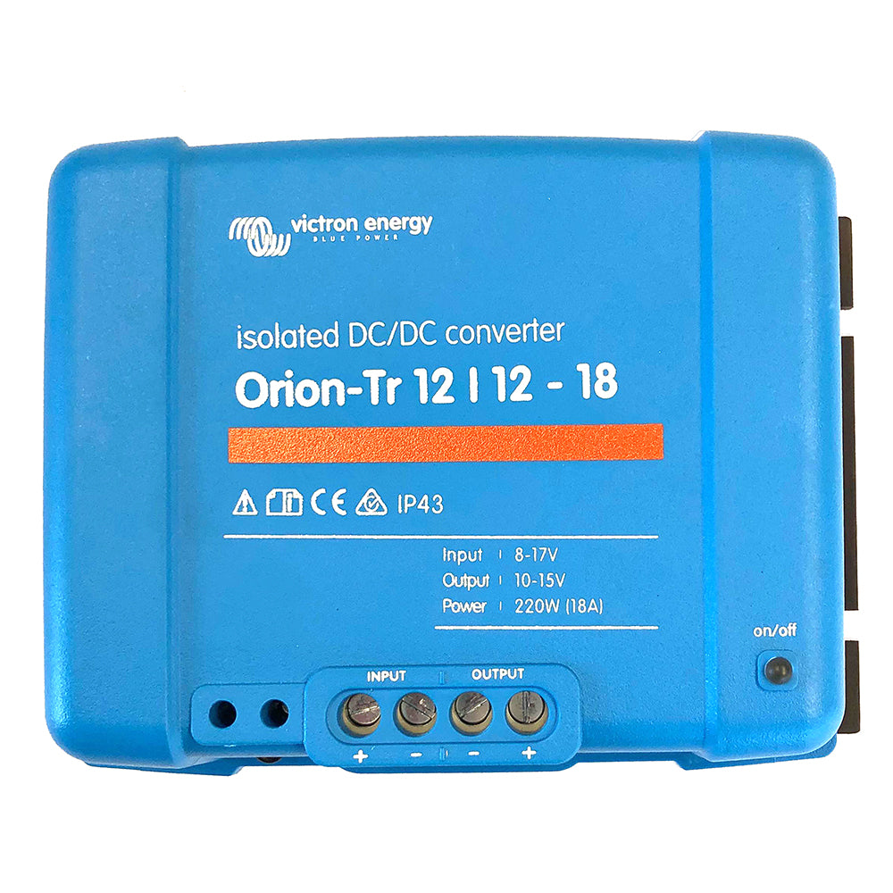 Victron Orion-TR DC-DC Converter - 12 VDC to 12 VDC - 18AMP Isolated [ORI121222110] - Premium DC to DC Converters from Victron Energy - Just $113.90! 