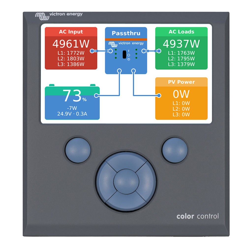 Victron Color Control GX Monitor - Button Control [BPP010300100R] - Premium Meters & Monitoring from Victron Energy - Just $433.50! 