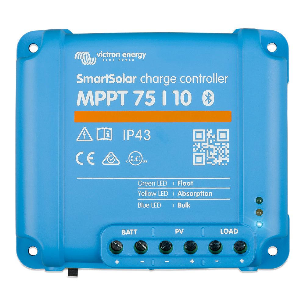 Victron SmartSolar MPPT Solar Charge Controller - 75V - 10Amp - UL Approved [SCC075010060R] - Premium Battery Chargers from Victron Energy - Just $62.05! 