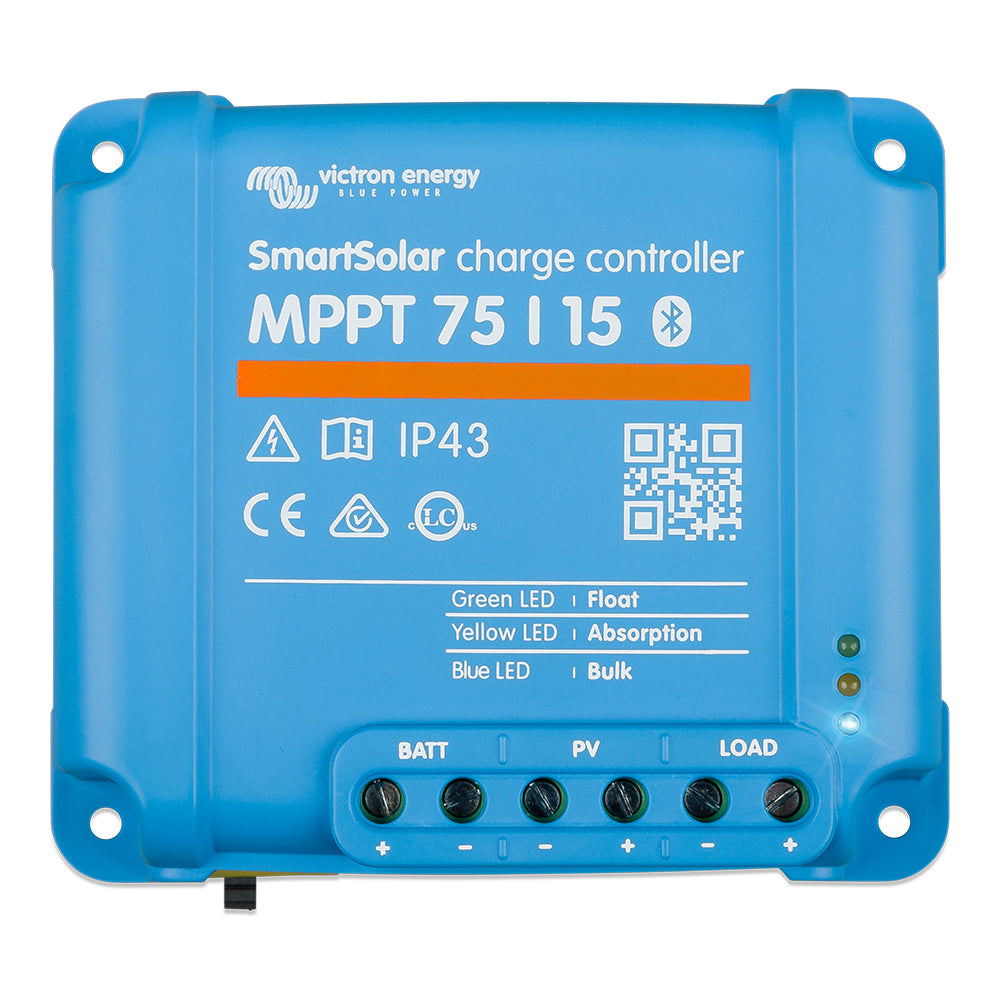 Victron SmartSolar MPPT Solar Charge Controller - 75V - 15Amp - UL Approved [SCC075015060R] - Premium Battery Chargers from Victron Energy - Just $67.15! 