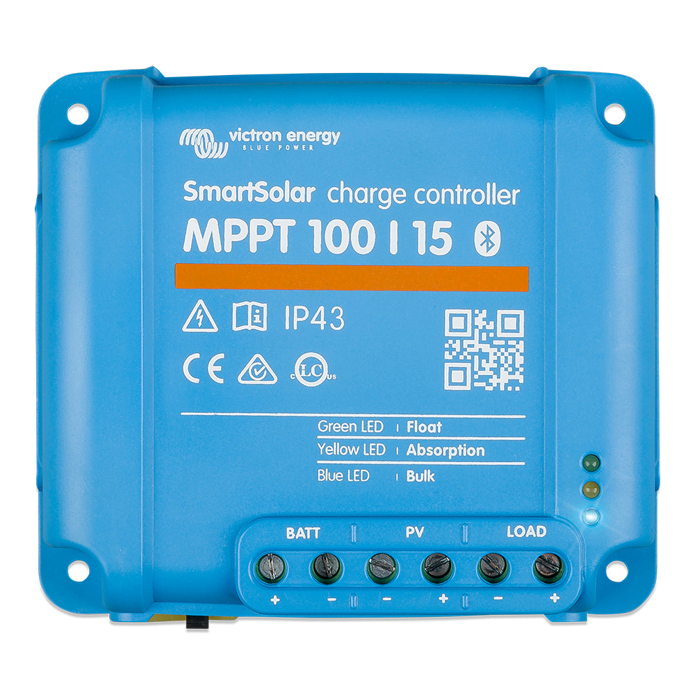 Victron SmartSolar MPPT Charge Controller - 100V - 15AMP - UL Approved [SCC110015060R] - Premium Battery Chargers from Victron Energy - Just $78.20! Shop now at Boat Gear Depot