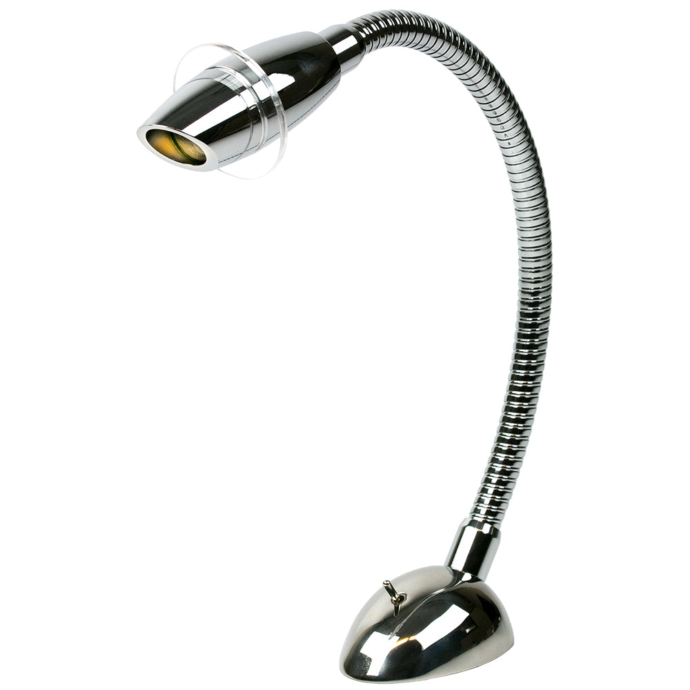 Sea-Dog Deluxe High Power LED Reading Light Flexible w/Switch - Cast 316 Stainless Steel/Chromed Cast Aluminum [404541-1] - Premium Interior / Courtesy Light from Sea-Dog - Just $111.99! 