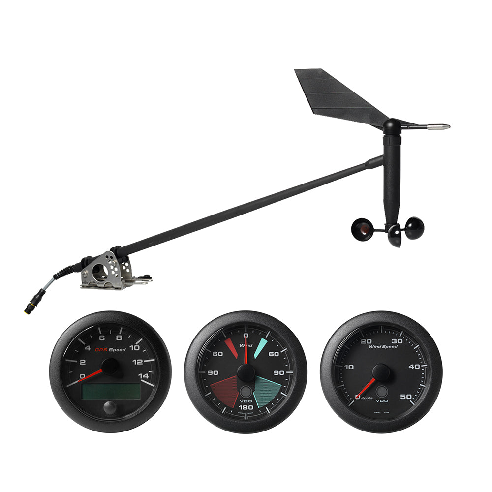 Veratron NMEA 2000 Sailing Kit w/OceanLink GPS Speedometer, Wind Sensor, Wind Angle  Wind Speed Gauge [A2C3935310001] - Premium Gauges from Veratron - Just $1069.19! 