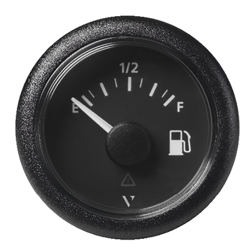 Veratron 52MM (2-1/16") ViewLine Fuel Level Gauge Empty/Full - 240-33.5 OHM - Black Dial  Round Bezel [A2C59514094] - Premium Gauges from Veratron - Just $54.89! 