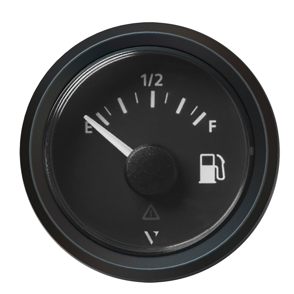 Veratron 52MM (2-1/16") ViewLine Fuel Level Gauge Empty/Full - 240 to 33.5 OHM - Black Dial  Triangular Bezel [A2C59514096] - Premium Gauges from Veratron - Just $54.89! 