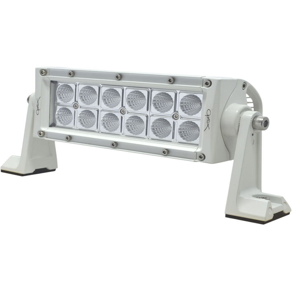 Hella Marine Value Fit Sport Series 12 LED Flood Light Bar - 8" - White [357208011] - Premium Lighting from Hella Marine - Just $112.99! 