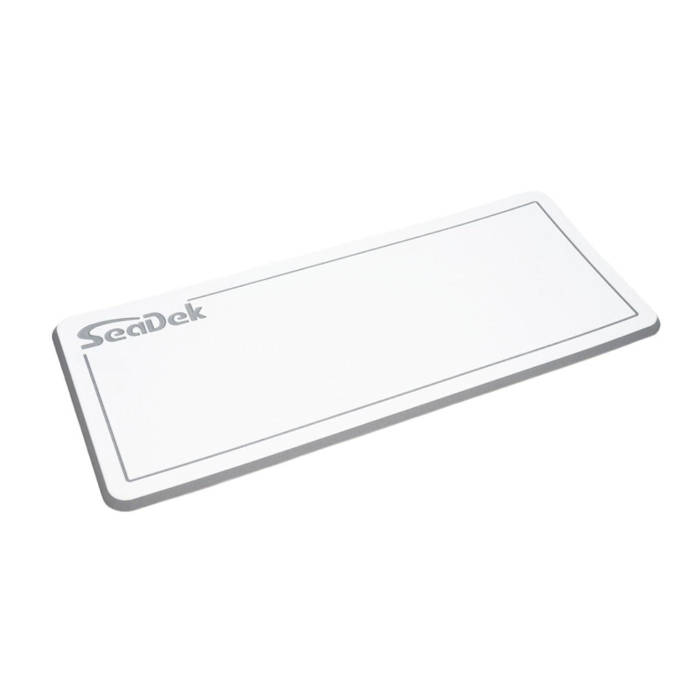 SeaDek Large Helm Pad - White/Storm Grey w/SeaDek Logo [37926-80375] - Premium Deck / Galley from SeaDek - Just $195.99! 