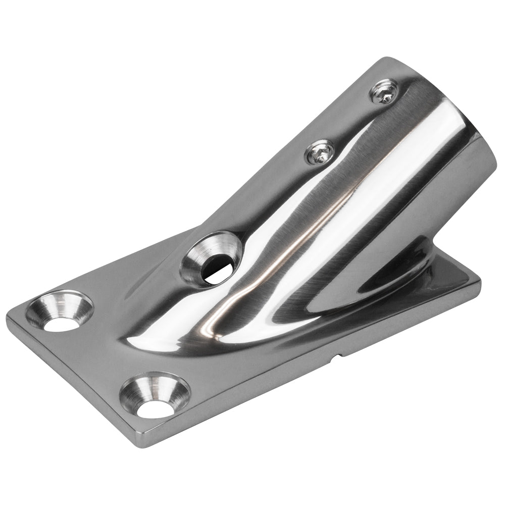 Sea-Dog Rail Base Fitting Rectangular Base 30 316 Stainless Steel 7/8" OD [281300-1] - Premium Rail Fittings from Sea-Dog - Just $12.99! 