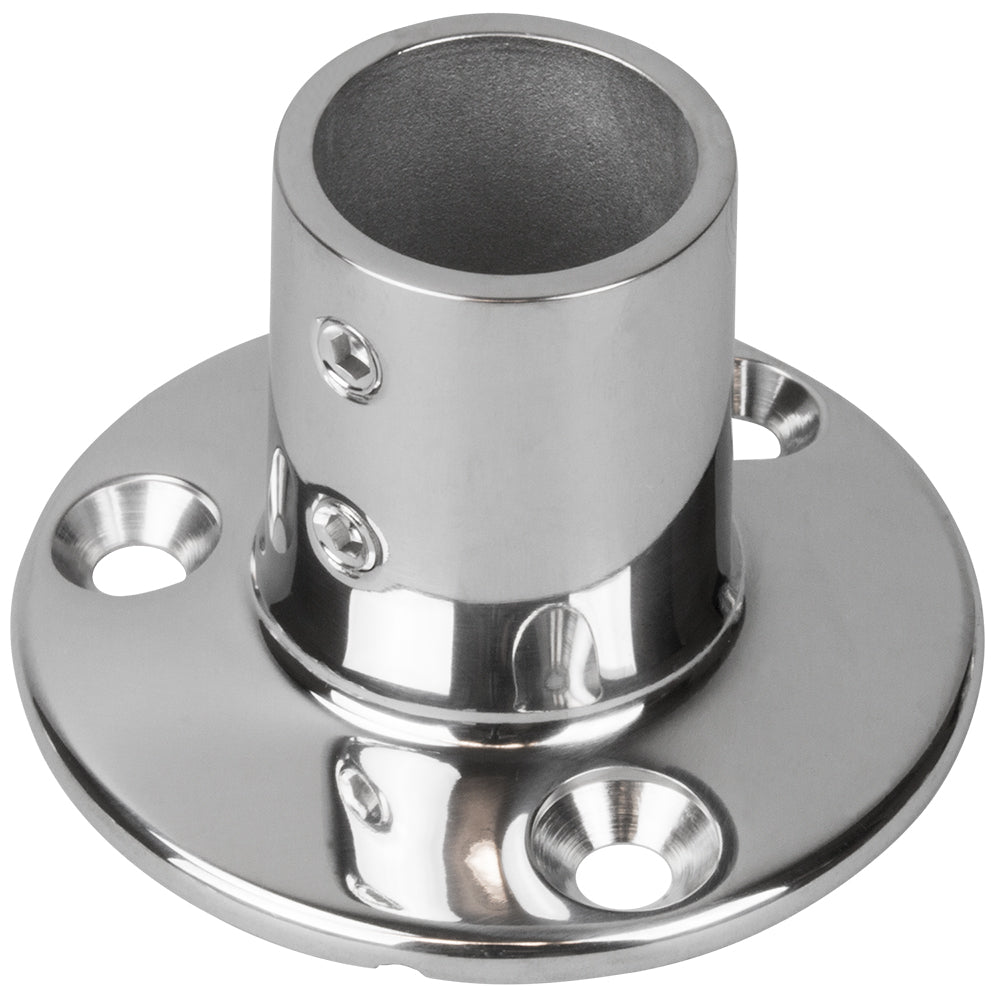 Sea-Dog Rail Base Fitting 2-3/4" Round Base 90 316 Stainless Steel - 1" OD [280901-1] - Premium Rail Fittings from Sea-Dog - Just $18.99! 