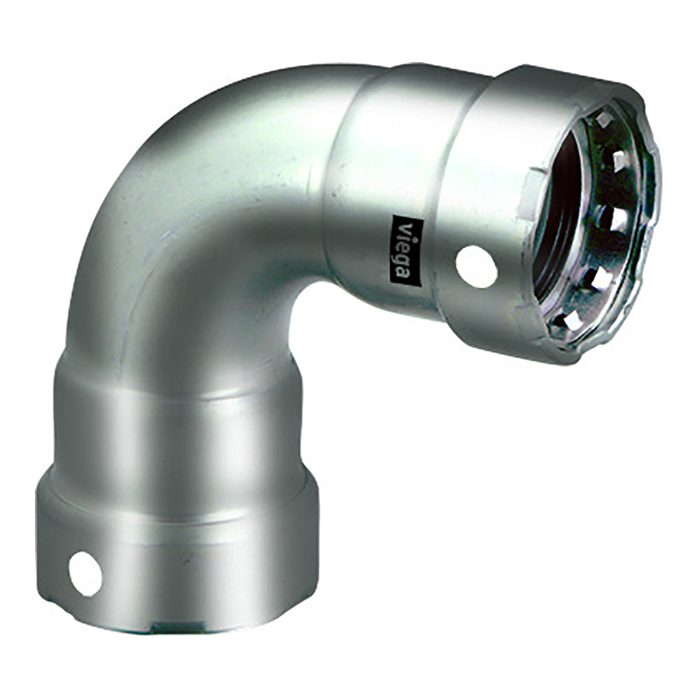 Viega MegaPress 1/2" 90 Stainless 304 Elbow - Double Press Connection - Smart Connect Technology [95005] - Premium Fittings from Viega - Just $61.99! 