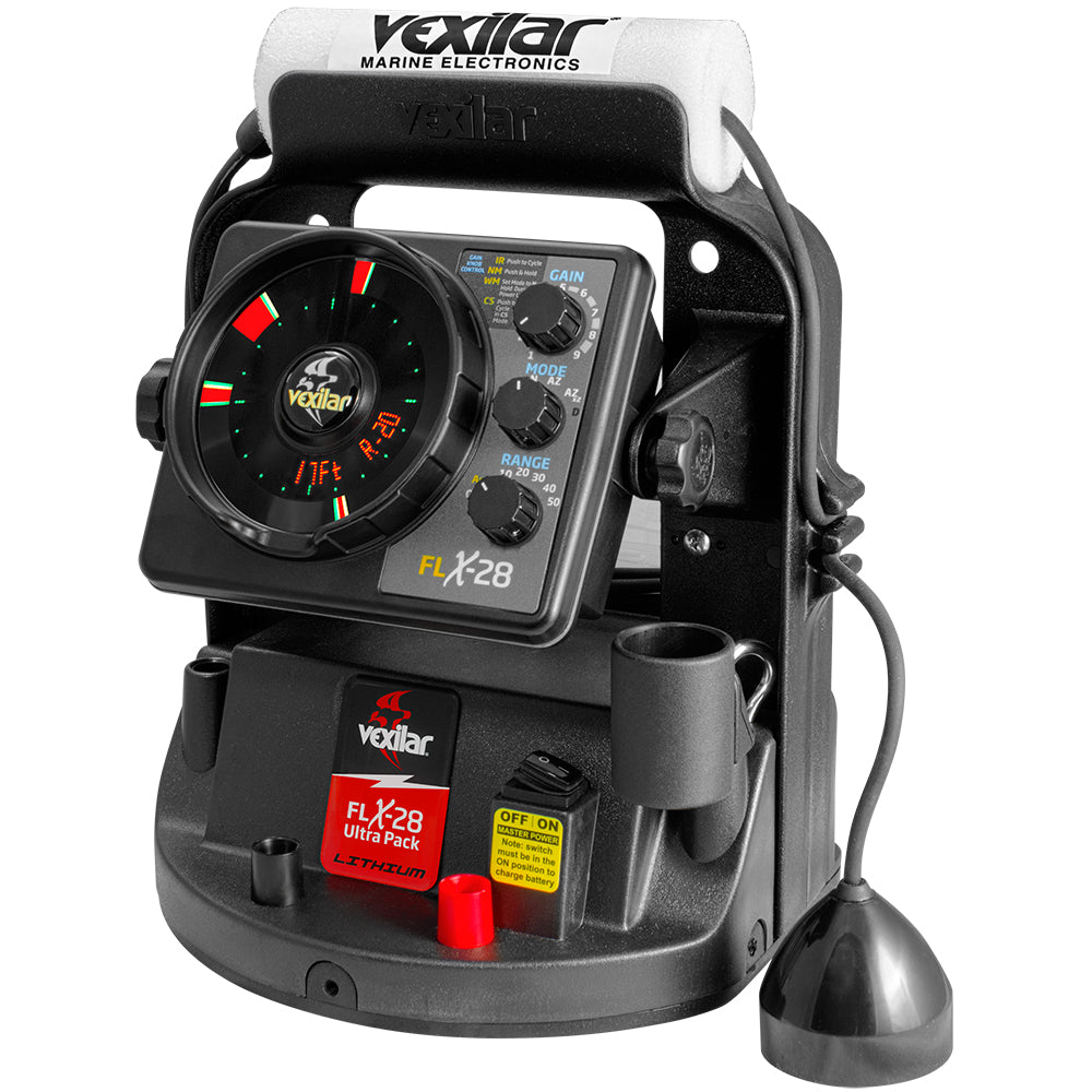 Vexilar Ultra Pack Combo w/Lithium Ion Battery  Charger [UPLI28PV] - Premium Ice Flashers from Vexilar - Just $710.99! 