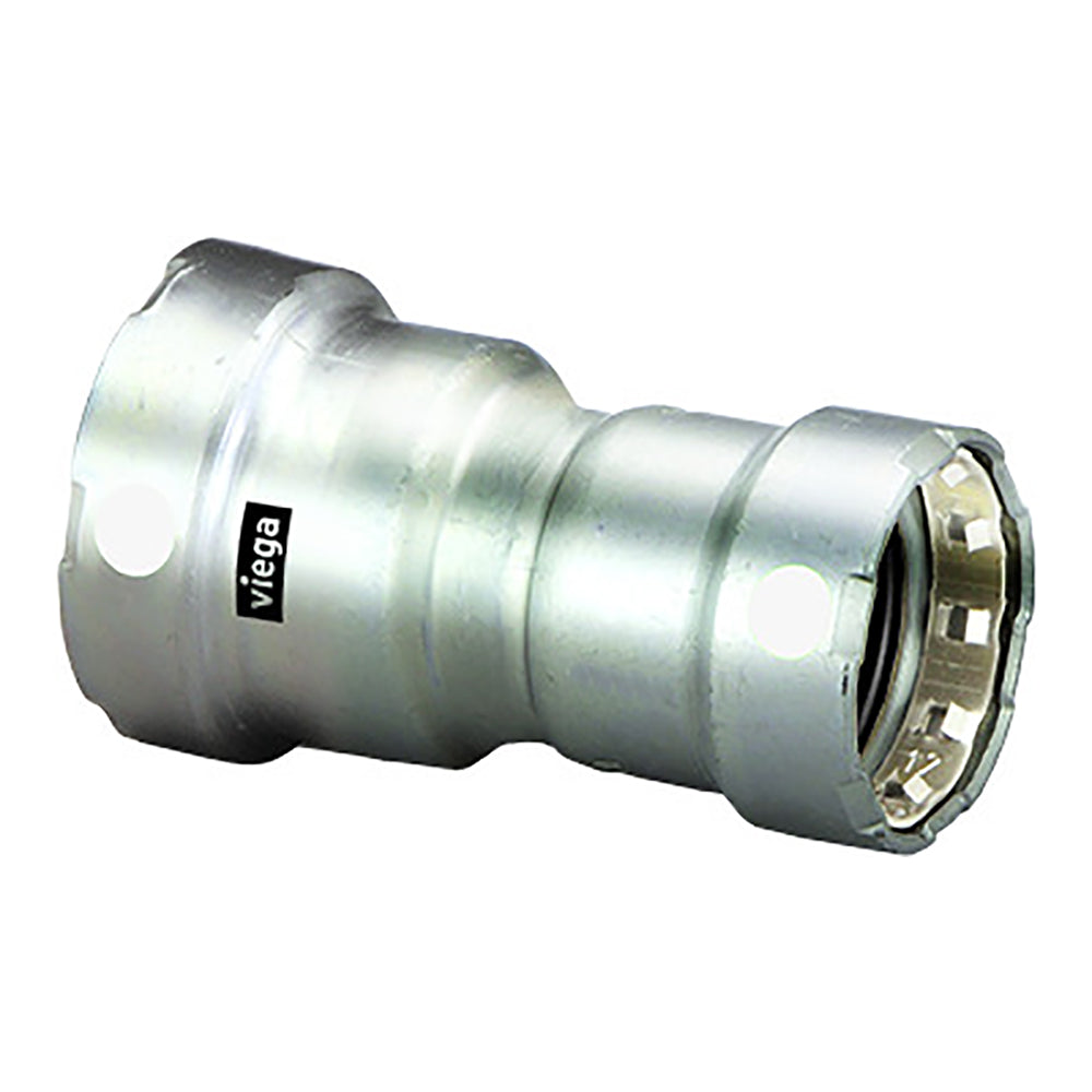 Viega MegaPress 3/4" x 1/2" Stainless Steel 304 Reducer - Double Press Connection - Smart Connect Technology [95335] - Premium Fittings from Viega - Just $78.99! 