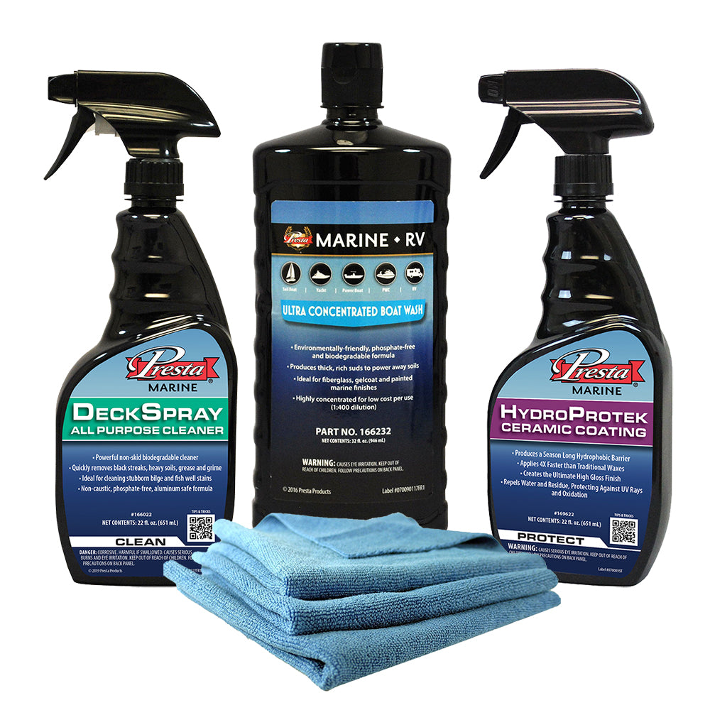 Presta New Boat Owner Cleaning Kit [PNBCK1] - Premium Cleaning from Presta - Just $57.99! 