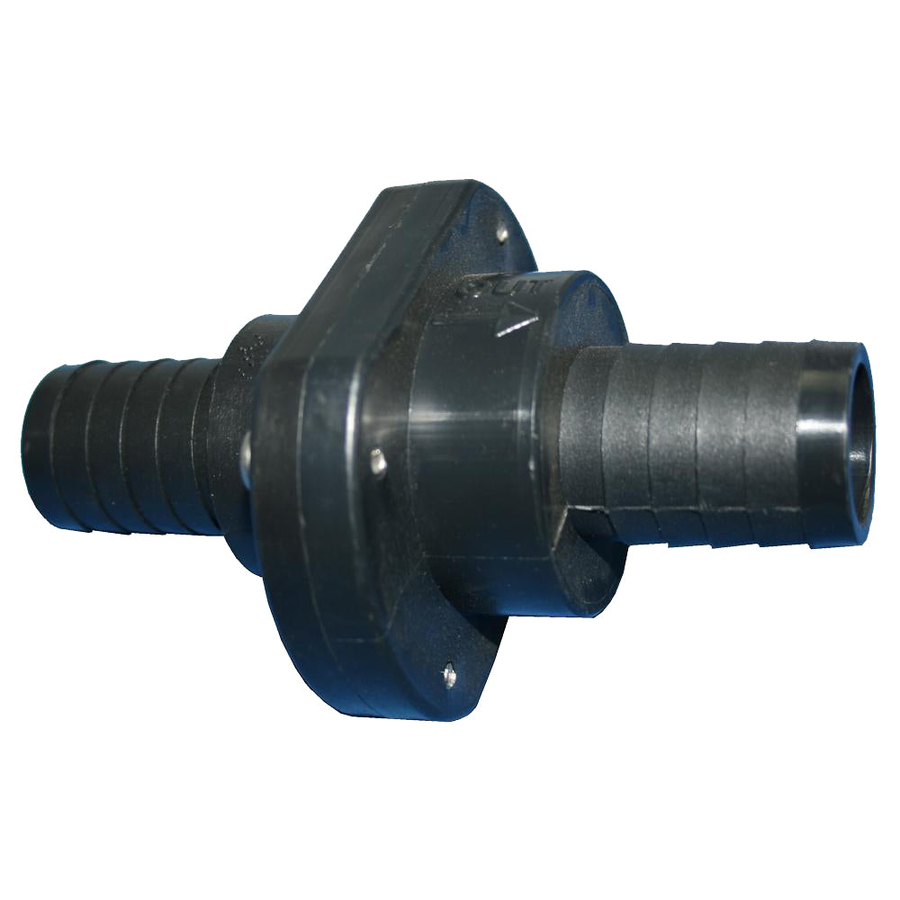 T-H Marine Double Barb Inline Scupper Check Valve - 1-1/8" - Black [ILS-1200-DP] - Premium Fittings from T-H Marine Supplies - Just $20.99! 