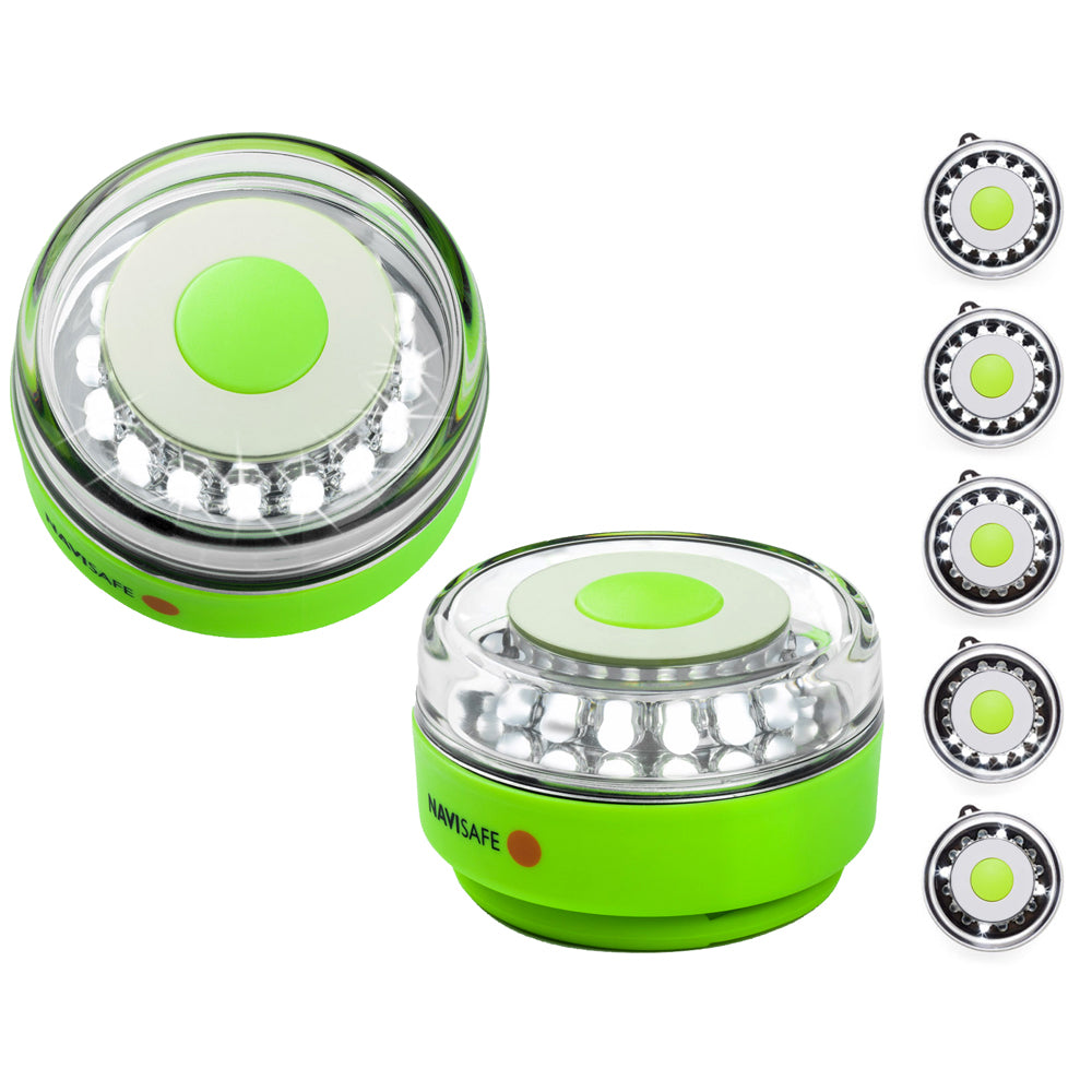 Navisafe Navilight All-White 5 Mode 360 Rescue 2NM w/Green Magnet Base [010-1] - Premium Navigation Lights from Navisafe - Just $95.99! 