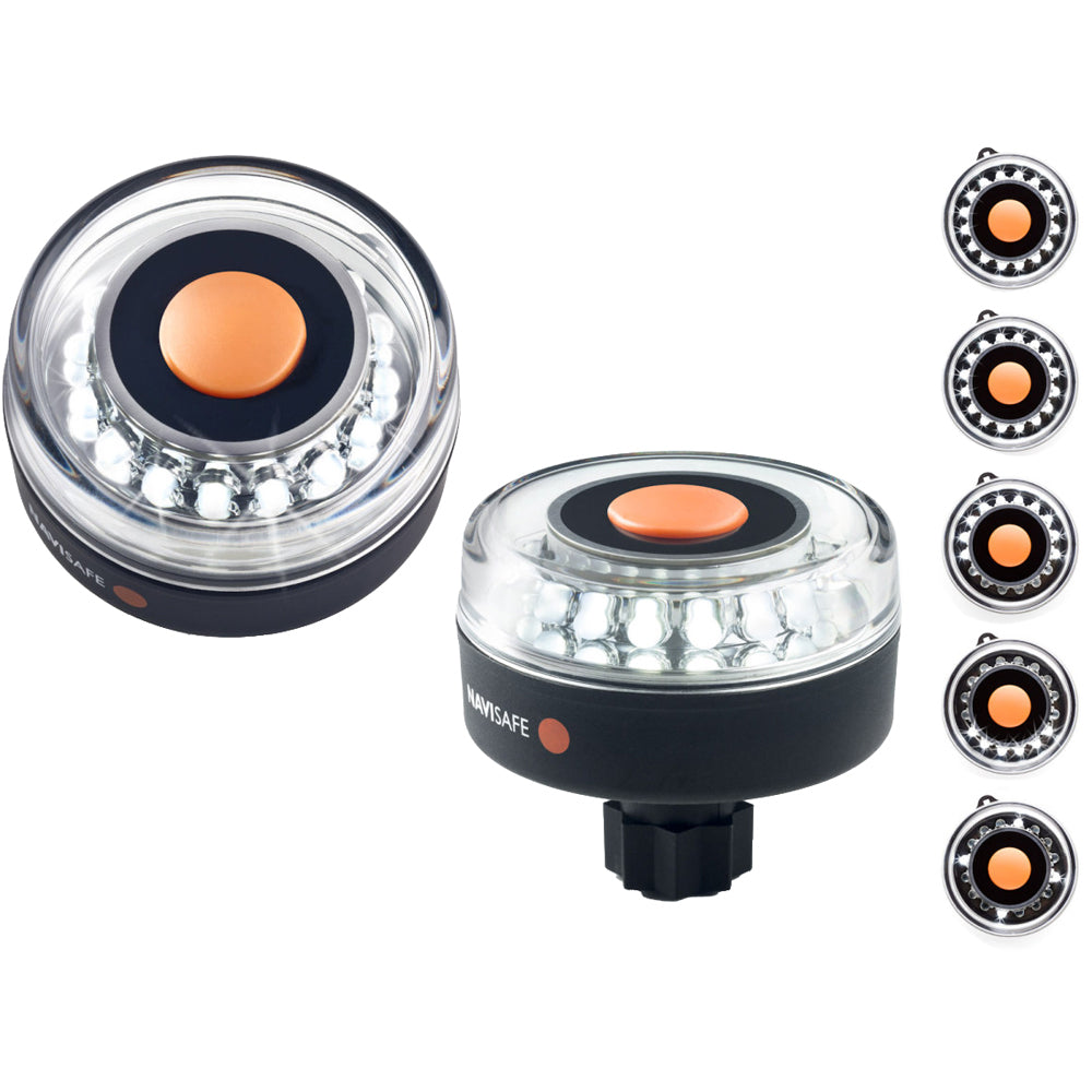 Navisafe Navilight All-White 5 Mode 360 2NM w/RAILBLAZA Base [055-1] - Premium Navigation Lights from Navisafe - Just $72.99! 