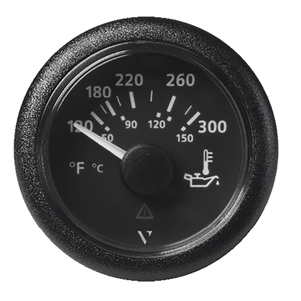 Veratron 52MM (2-1/16") ViewLine Oil Temperature Gauge 120-300F - Black Dial  Bezel [A2C59514165] - Premium Gauges from Veratron - Just $54.89! 