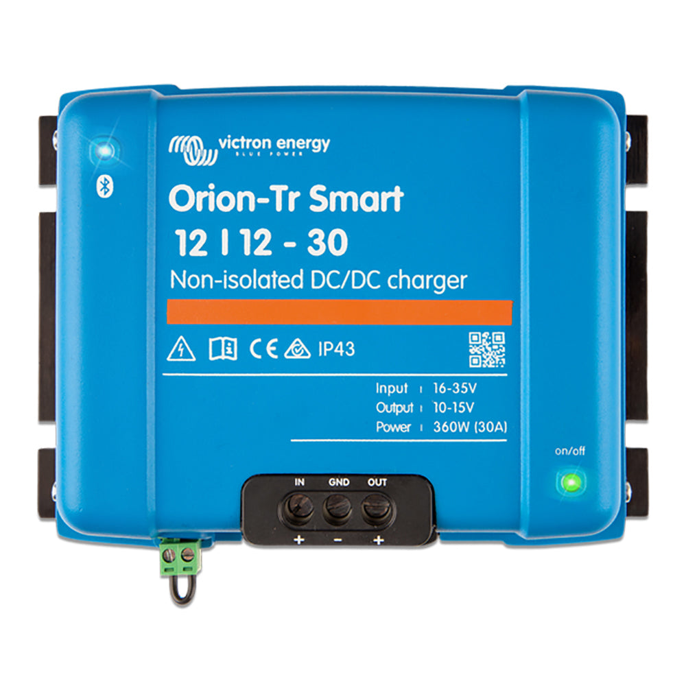 Victron Energy Orion-TR Smart 12/12-30 30A (360W) Non-Isolated DC-DC Charger or Power Supply [ORI121236140] - Premium Battery Chargers from Victron Energy - Just $215.05! 