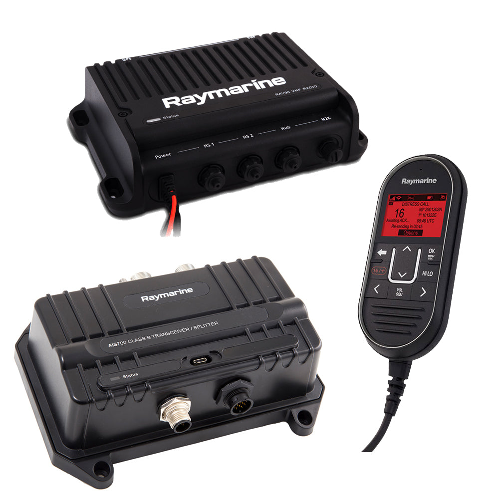 Raymarine Ray90 VHF Radio  AIS700 Bundle [T70424] - Premium AIS Systems from Raymarine - Just $1671.99! 