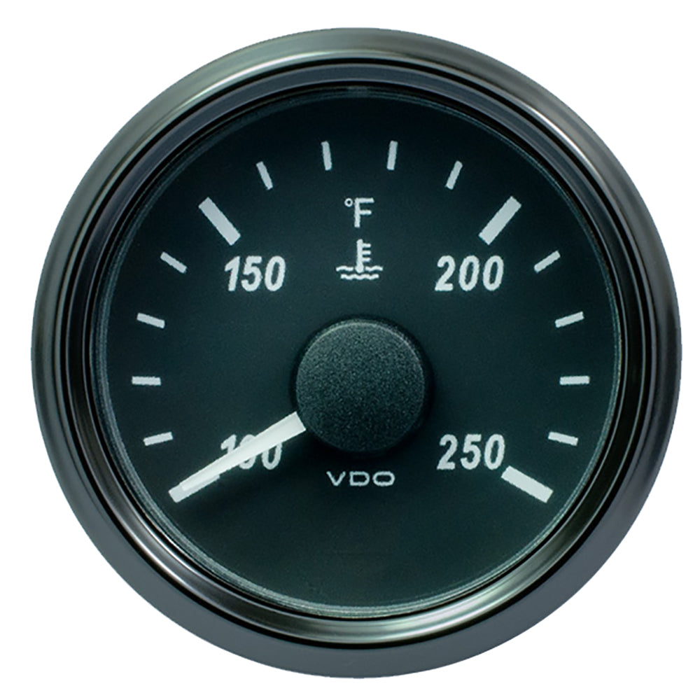 VDO SingleViu 52mm (2-1/16") Water Temp. Gauge - 250 F - 291-22 OHM [A2C3833350030] - Premium Gauges from VDO - Just $100.99! 