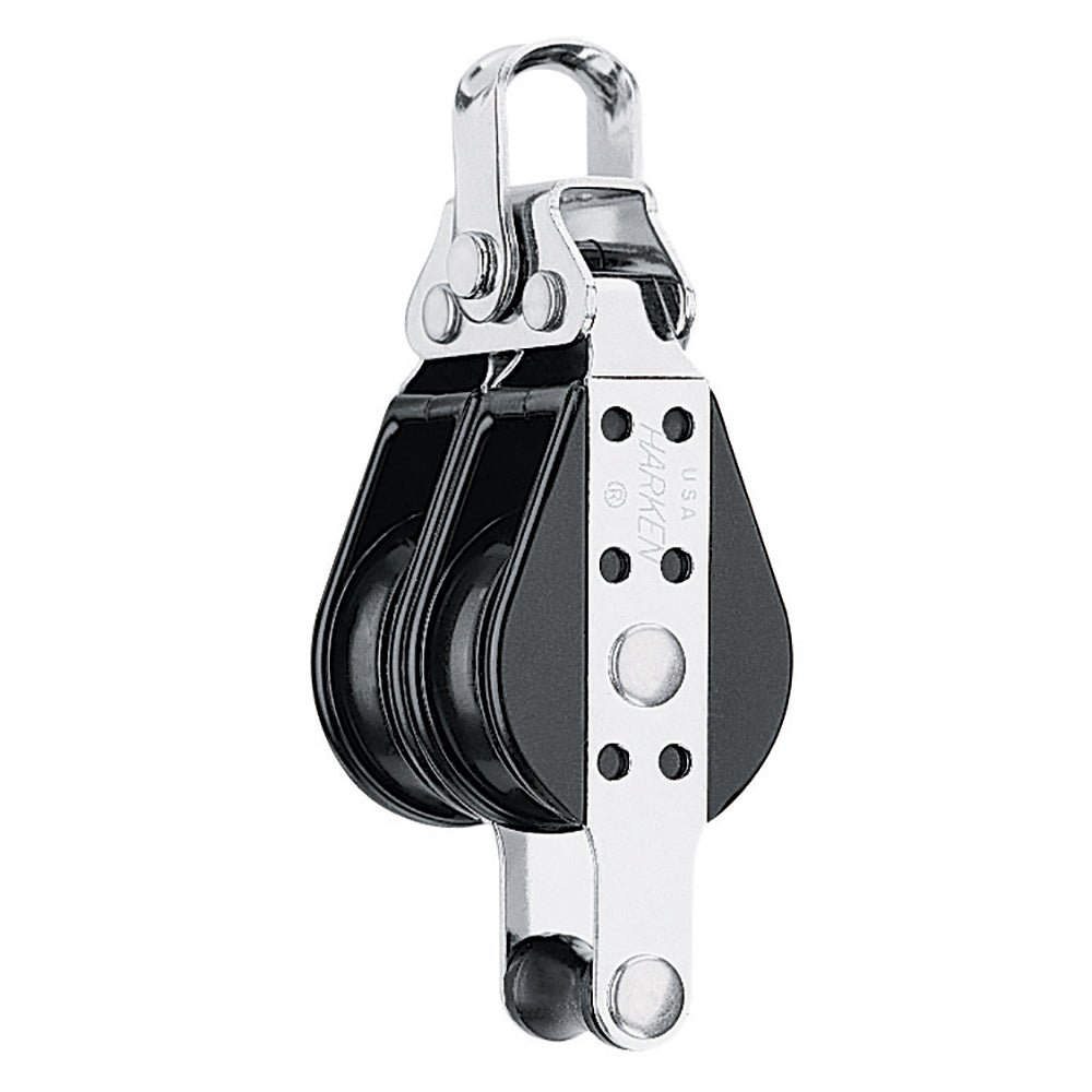 Harken 38mm Double Big Bullet Block w/Becket [128] - Premium Blocks from Harken - Just $94.95! 