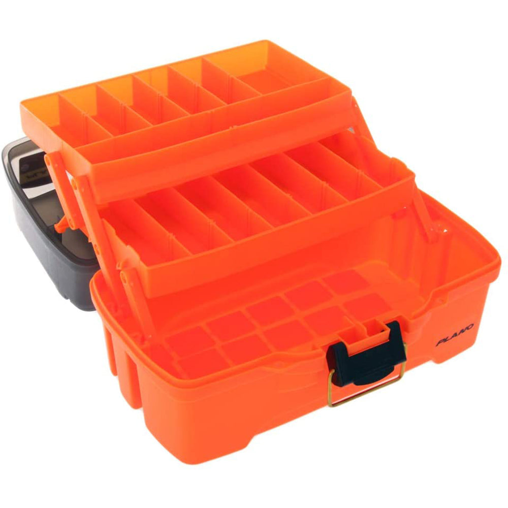 Plano 2-Tray Tackle Box w/Dual Top Access - Smoke  Bright Orange [PLAMT6221] - Premium Tackle Storage from Plano - Just $18.99! 