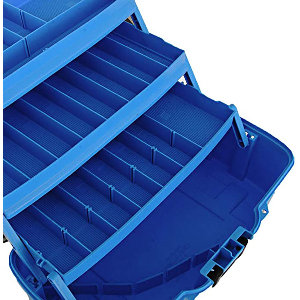 Plano 3-Tray Tackle Box w/Dual Top Access - Smoke  Bright Blue [PLAMT6231] - Premium Tackle Storage from Plano - Just $22.99! 