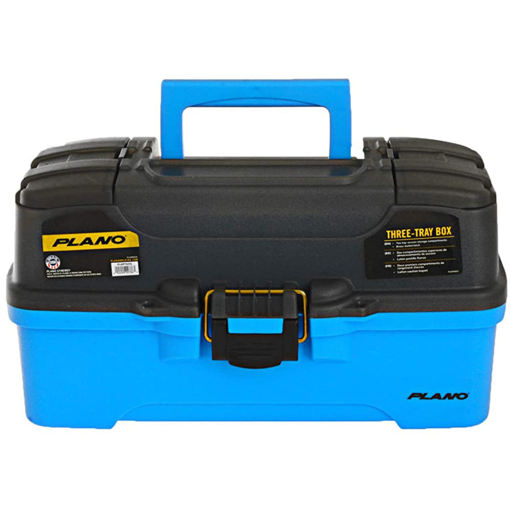 Plano 3-Tray Tackle Box w/Dual Top Access - Smoke  Bright Blue [PLAMT6231] - Premium Tackle Storage from Plano - Just $22.99! 