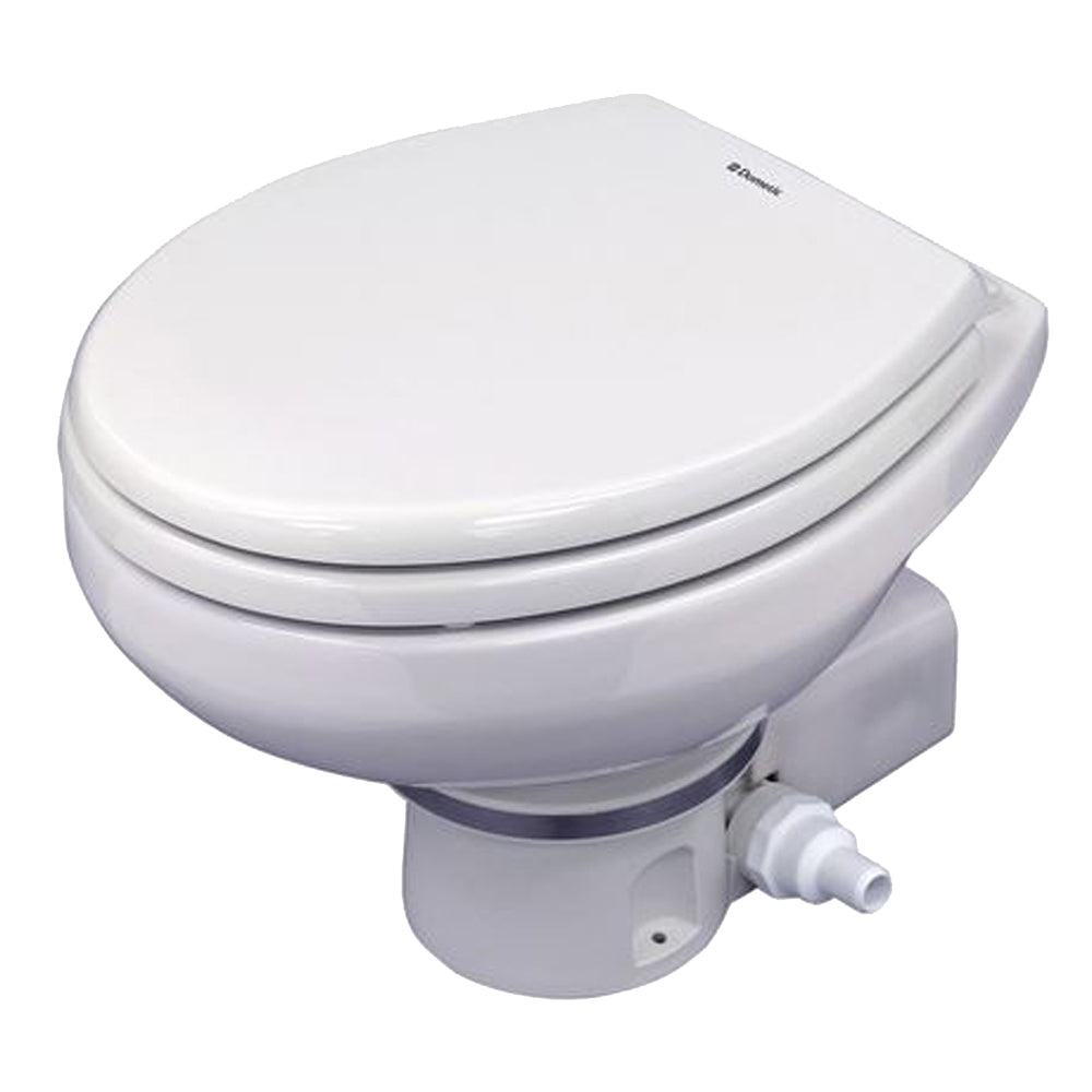 Dometic MasterFlush 7160 White Electric Macerating Toilet - 12V w/Orbit Base  Raw Water Flush [304716001] - Premium Portable Toilets from Dometic - Just $495.99! 