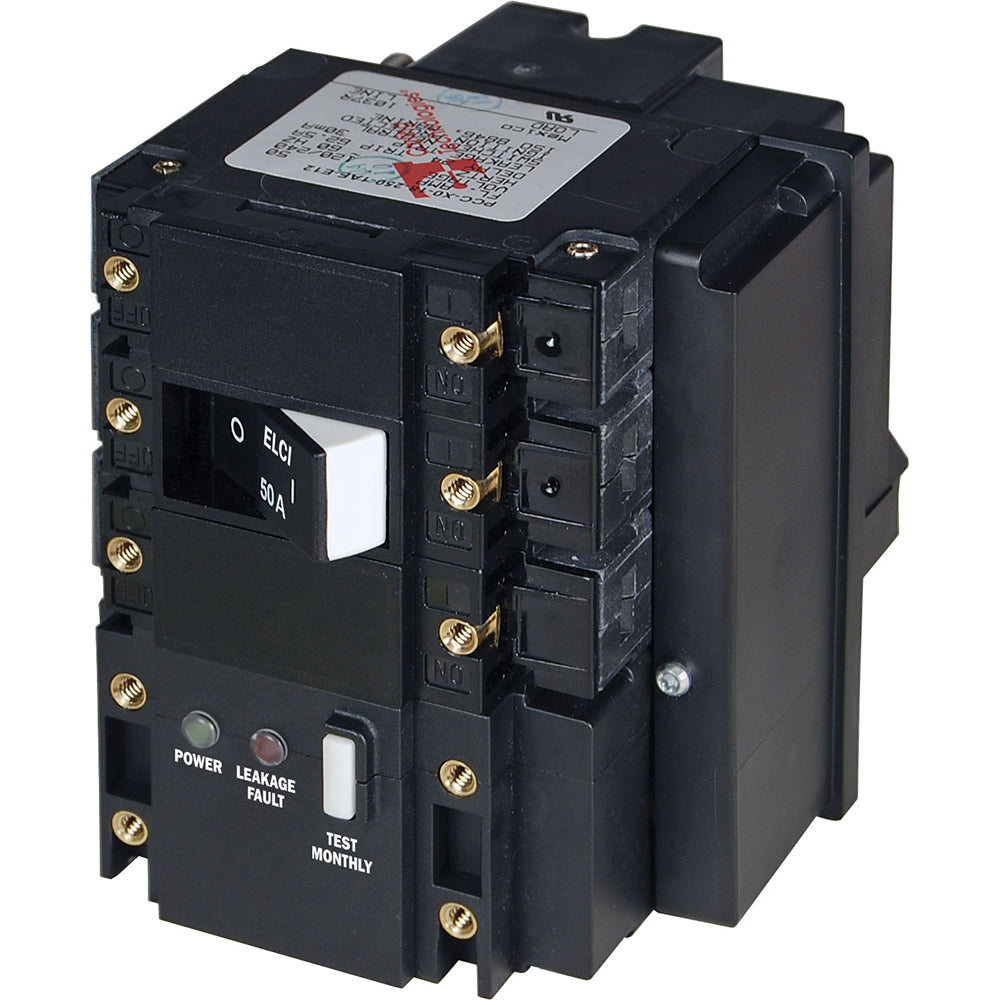 Blue Sea C-Series ELCI Main Circuit Breaker - 120/240V AC 50A [3104] - Premium Circuit Breakers from Blue Sea Systems - Just $498.99! 