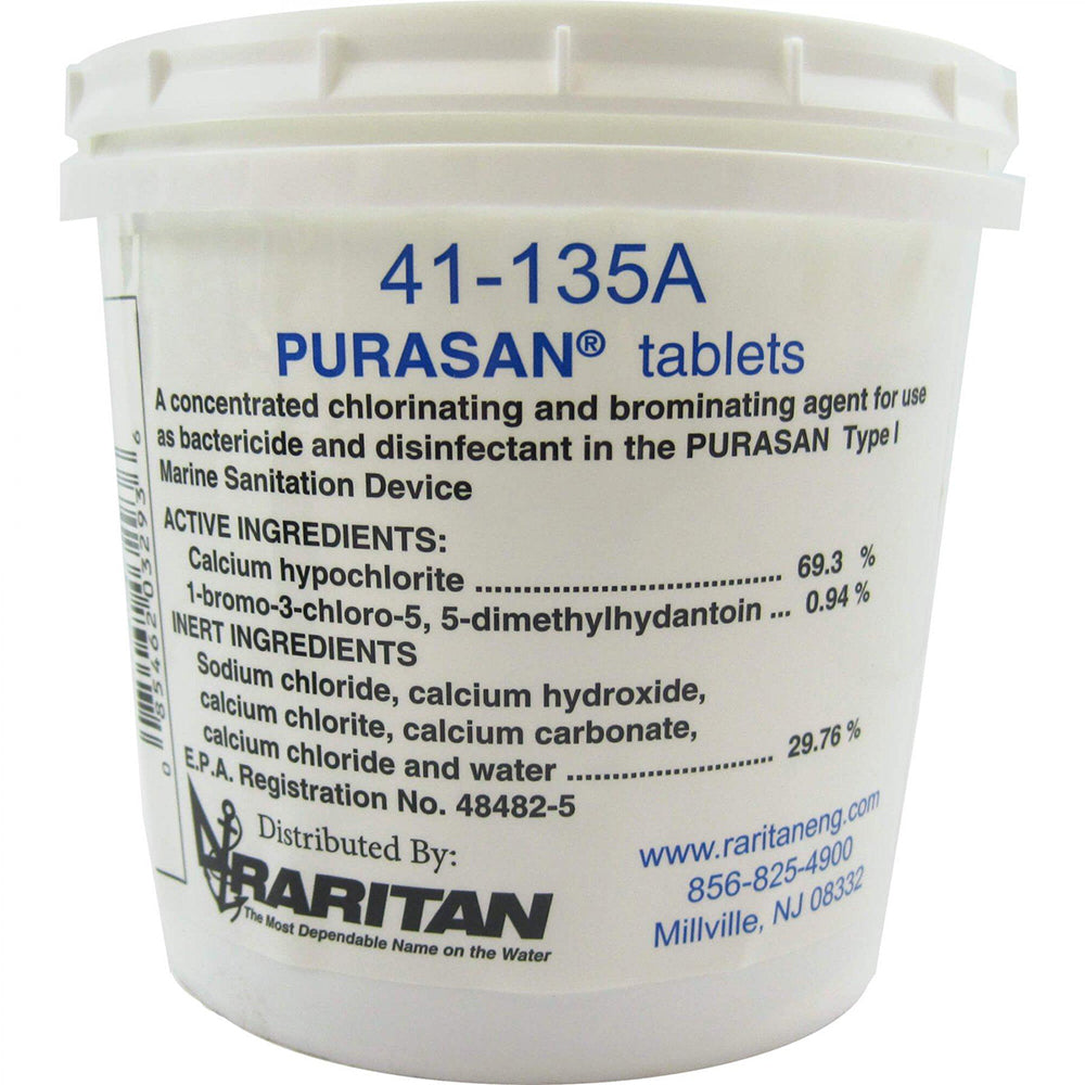 Raritan PURASAN EX Refill Tablets *1 Tub of 6 Tablets [41-135A] - Premium Accessories from Raritan - Just $69.99! 